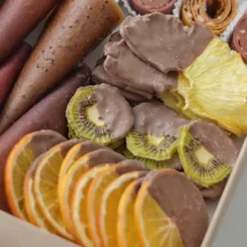 Фруктовые чипсы в мол. шоколаде киви, 50 гр.